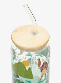 Disney Moana Icons Glass Cup with Straw — BoxLunch Exclusive