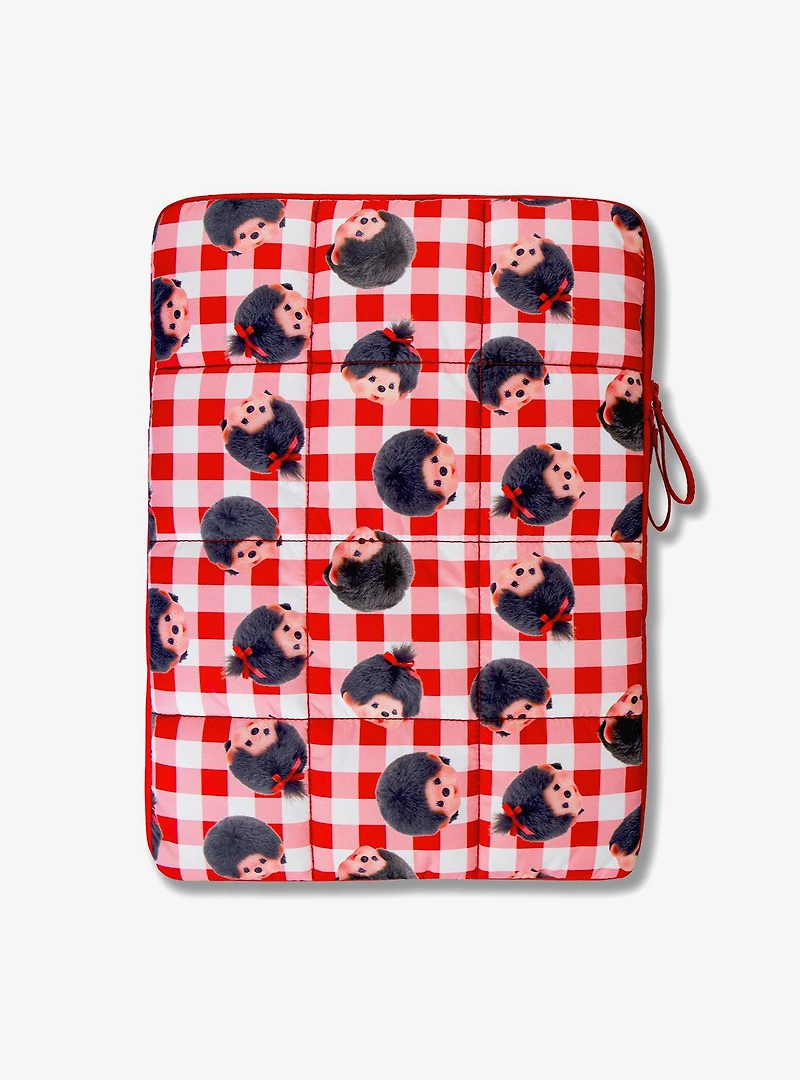 Sonix x Monchhichi Check Puffy Laptop Sleeve