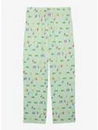Pikmin Clovers Allover Print Sleep Pants - BoxLunch Exclusive