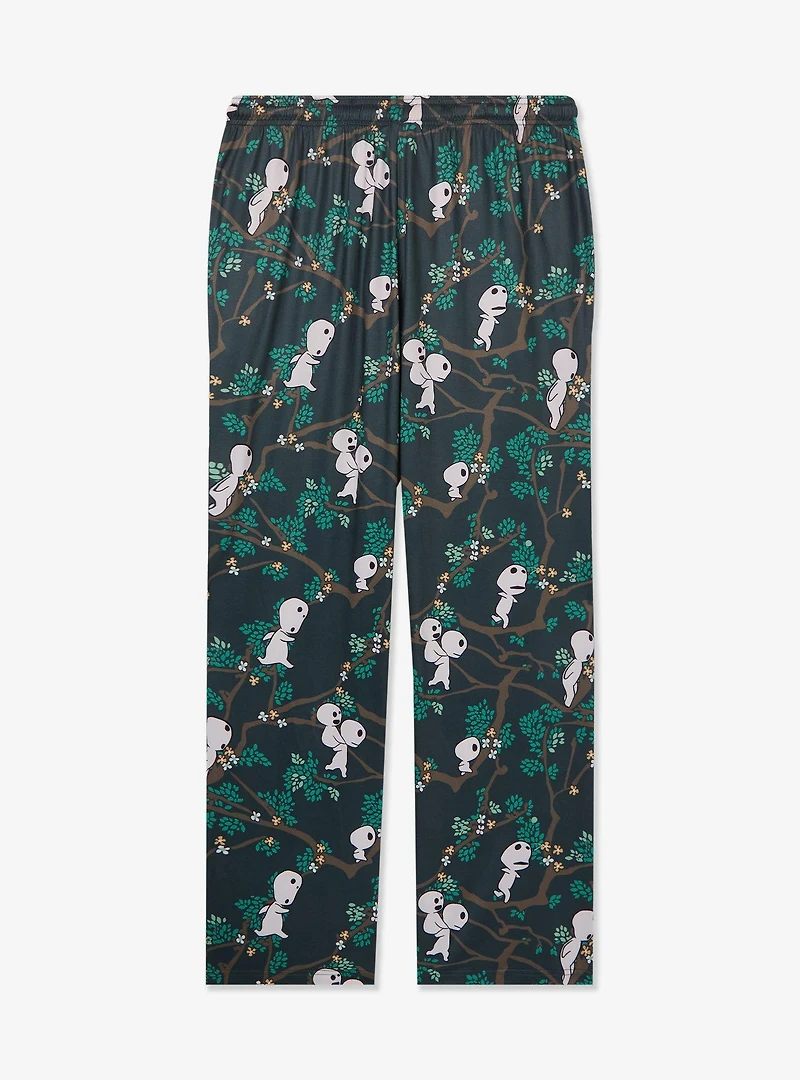 Studio Ghibli® Princess Mononoke Kodama Tree Allover Print Plus Sleep Pants — BoxLunch Exclusive