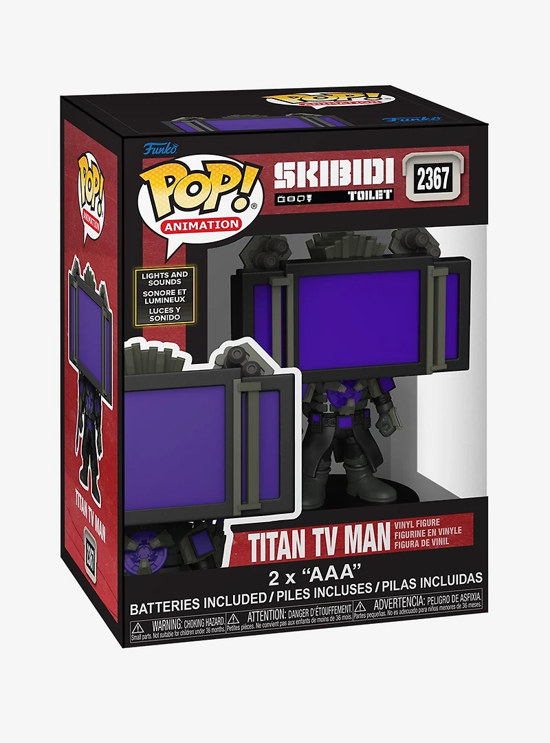 Funko Pop! Animation Skibidi Toilet Titan TV Man Vinyl Figure