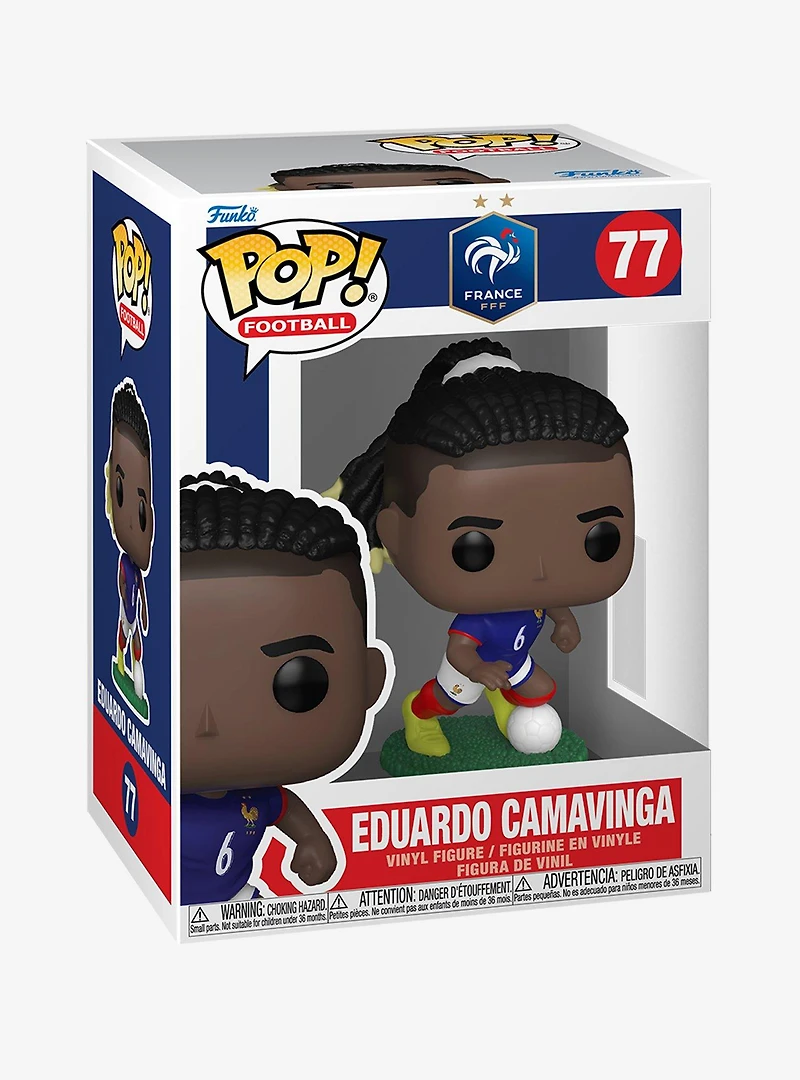 Funko Pop! Football French Football Federation Eduardo Camavinga Vinyl Figure