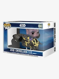 Funko Pop! Star Wars The Mandalorian and Grogu Zeb Orrelios in the Razor Crest Vinyl Bobblehead