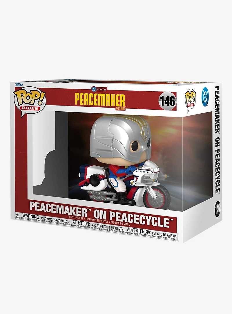Funko Pop! Rides DC Comics Peacemaker Peacemaker on Peacecycle Vinyl Figure