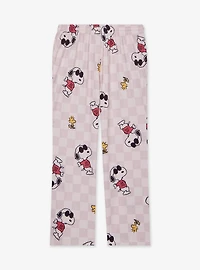 Peanuts Snoopy Joe Cool & Woodstock Checkered Sleep Pants - BoxLunch Exclusive