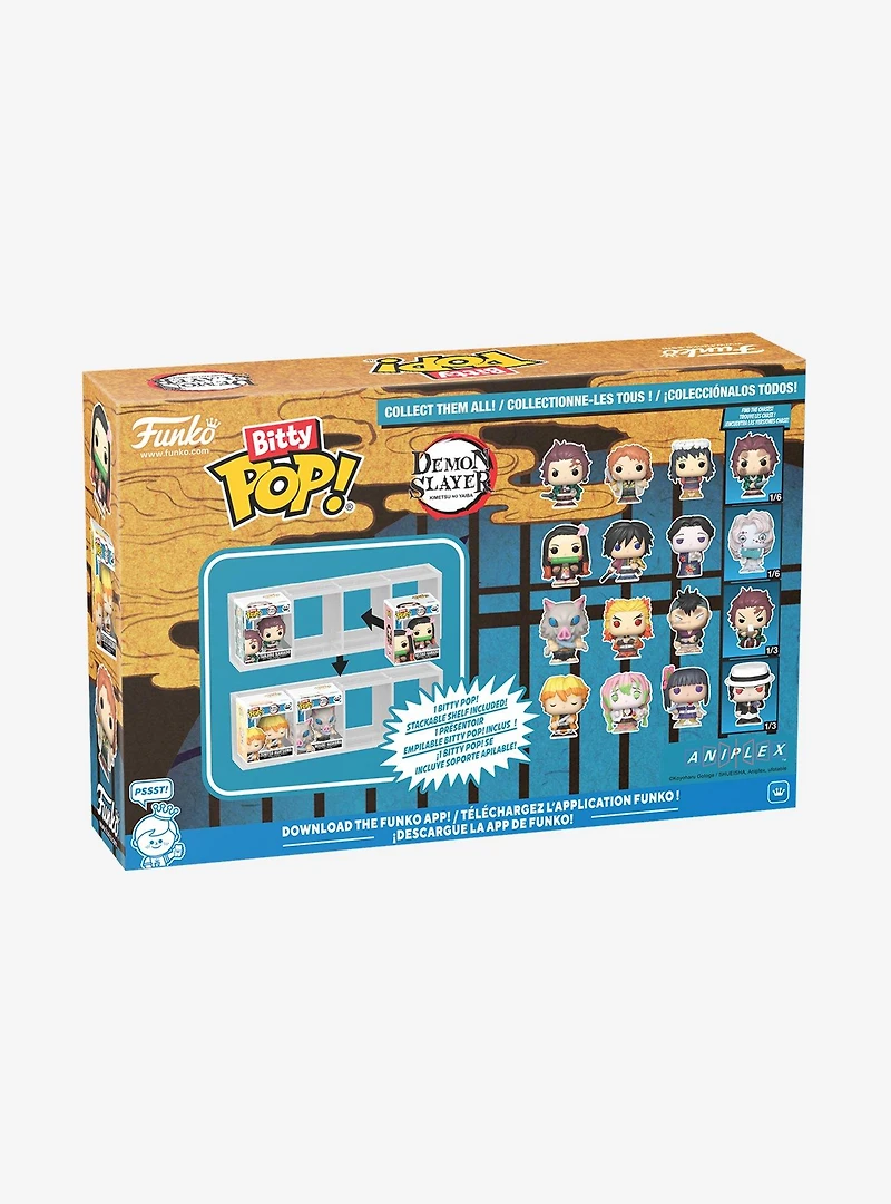 Funko Bitty Pop! Demon Slayer: Kimetsu no Yaiba Zenitsu & Friends Mini Vinyl Figure Set