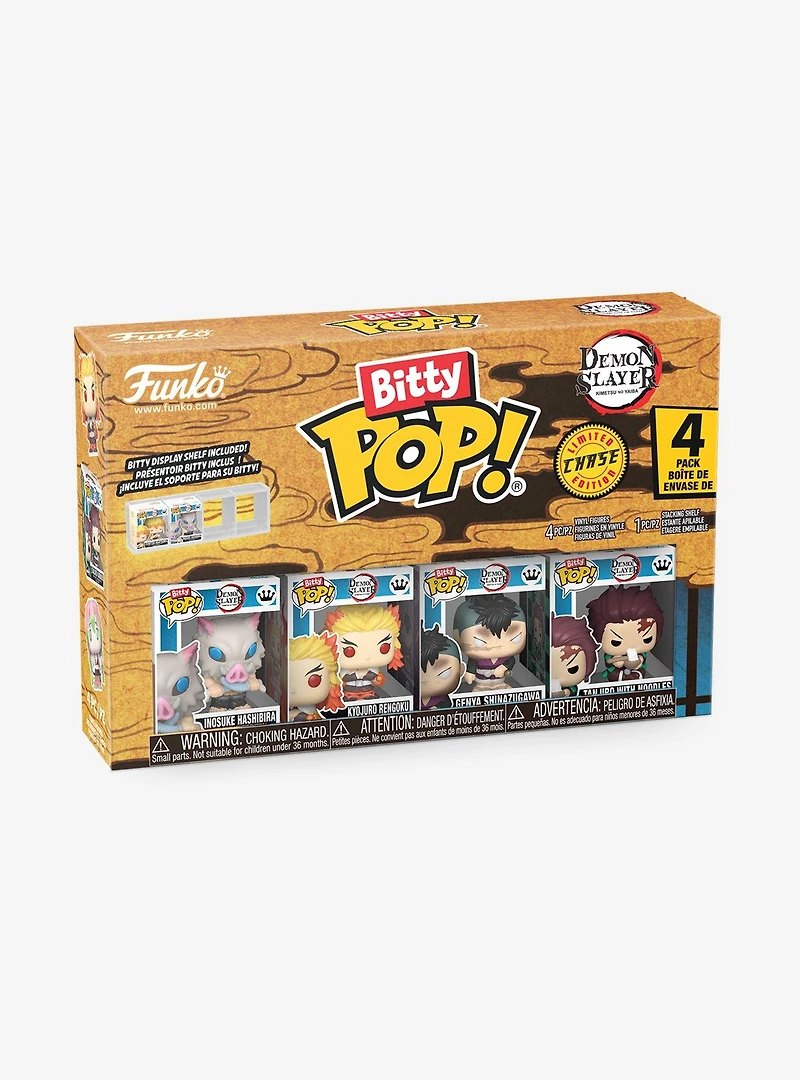 Funko Bitty Pop! Demon Slayer: Kimetsu no Yaiba Inosuke & Friends Mini Vinyl Figure Set