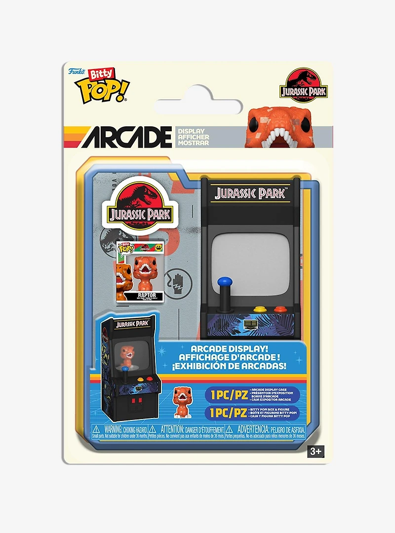 Funko Bitty Pop! Arcade Jurassic Park Raptor Vinyl Figure