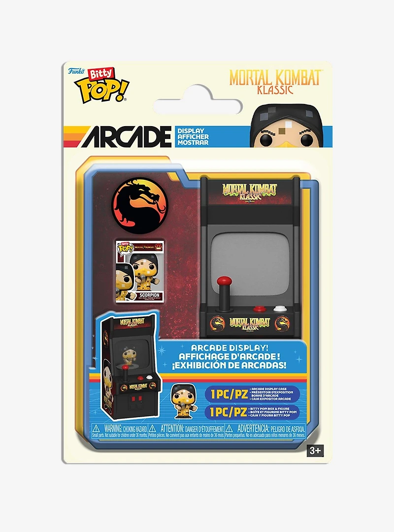 Funko Bitty Pop! Arcade Mortal Kombat Klassic Scorpion Vinyl Figure