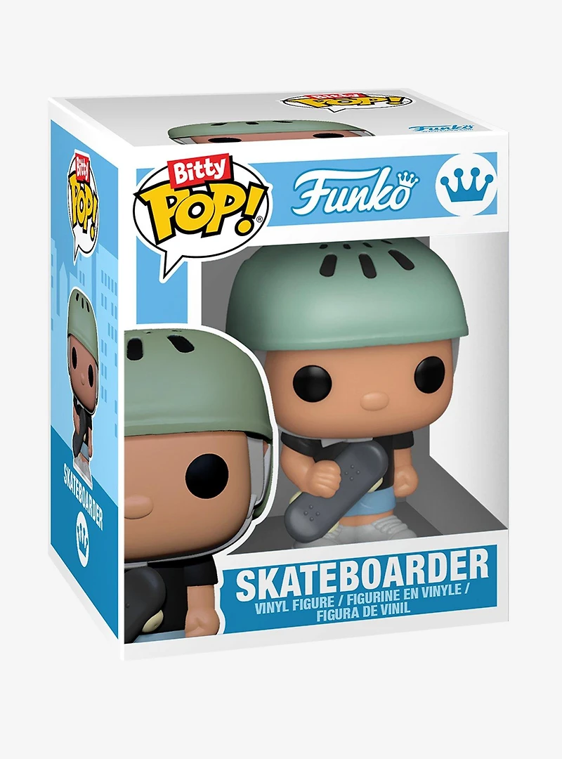Funko Bitty Pop! Towns Skateboarder and Skate Shop Mini Figure Set
