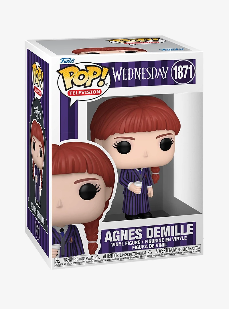 Funko Pop! Television Wednesday Agnes DeMille Vinyl Figure