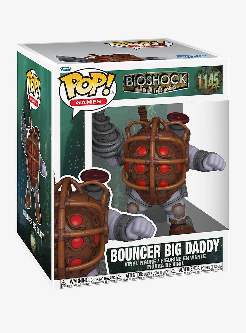 Funko Pop! Games Bioshock Bouncer Big Daddy Vinyl Figure
