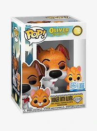 Funko Pop! Disney Oliver & Company Dodger with Oliver Diamond Collection Vinyl Figures - BoxLunch Exclusive