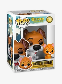 Funko Pop! Disney Oliver and Company Dodger With Oliver Vinyl Figure
