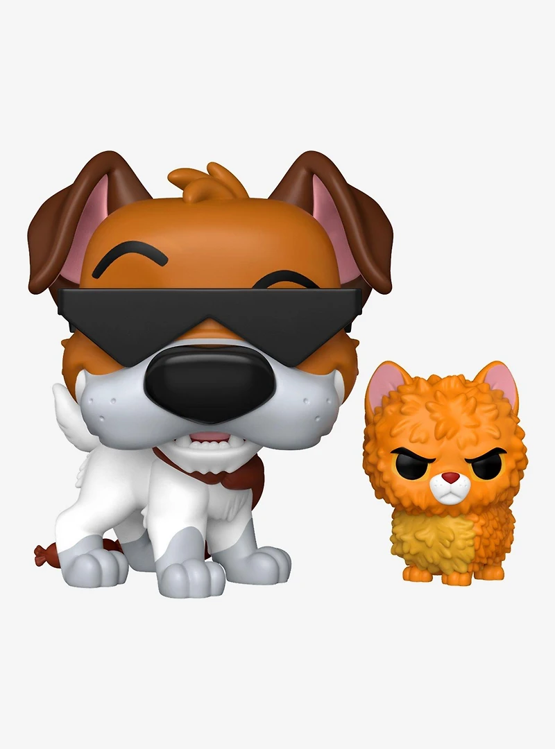 Funko Pop! Disney Oliver and Company Dodger With Oliver Vinyl Figure