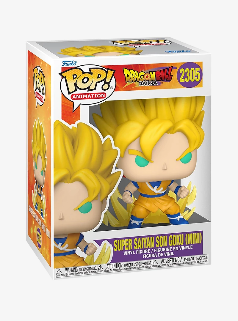 Funko Pop! Animation Dragon Ball DAIMA Super Saiyan Son Goku (Mini) Vinyl Figure