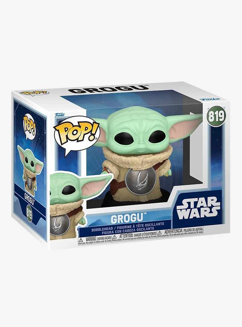 Funko Pop! Star Wars The Mandalorian and Grogu Grogu Vinyl Bobblehead