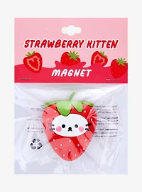 Strawberry Kitten Magnet