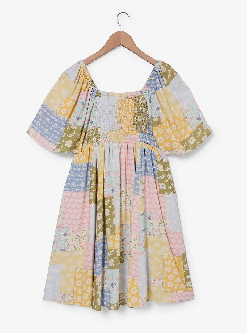 Disney Princess Icons Patchwork Quilt Women's Dress — BoxLunch Exclusive