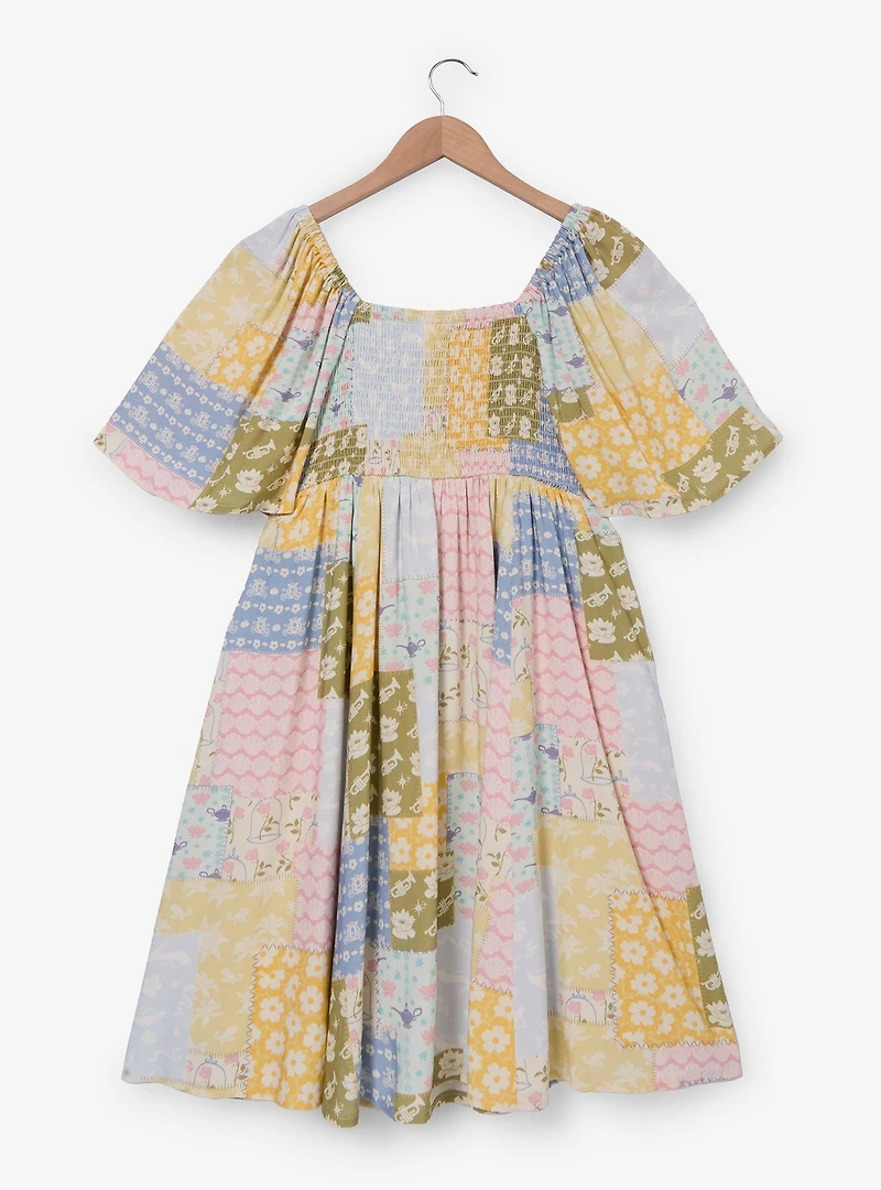 Disney Princess Icons Patchwork Quilt Women's Plus Dress — BoxLunch Exclusive