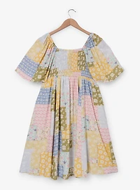 Disney Princess Icons Patchwork Quilt Women's Plus Dress — BoxLunch Exclusive