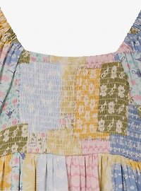 Disney Princess Icons Patchwork Quilt Women's Plus Dress — BoxLunch Exclusive