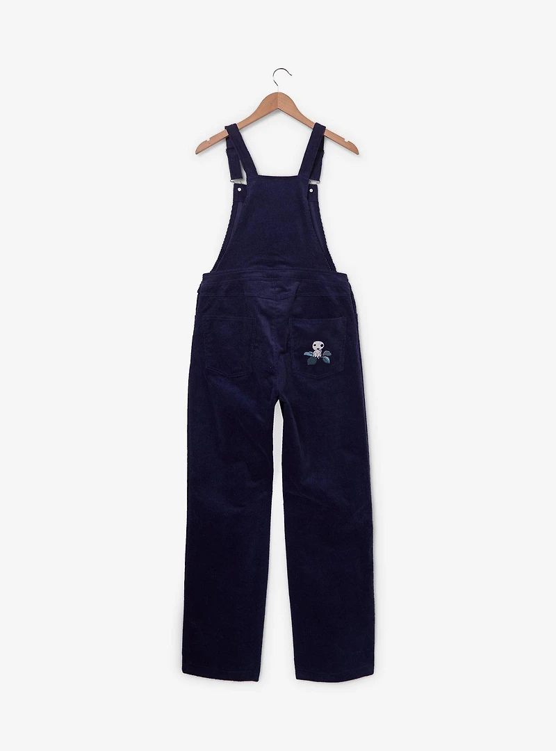 Studio Ghibli® Princess Mononoke Glow-in-the-Dark Kodama Women's Corduroy Overalls — BoxLunch Exclusive