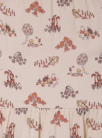 Disney Winnie the Pooh Veggie Garden Allover Print Long Sleeve Dress - BoxLunch Exclusive