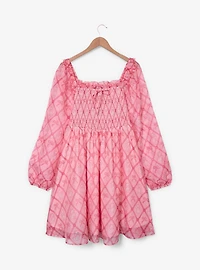 Disney The Aristocats Marie Chiffon Plus Long Sleeve Dress — BoxLunch Exclusive