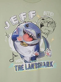 Marvel Rivals Jeff the Land Shark Doodle Portrait Women's T-Shirt - BoxLunch Exclusive