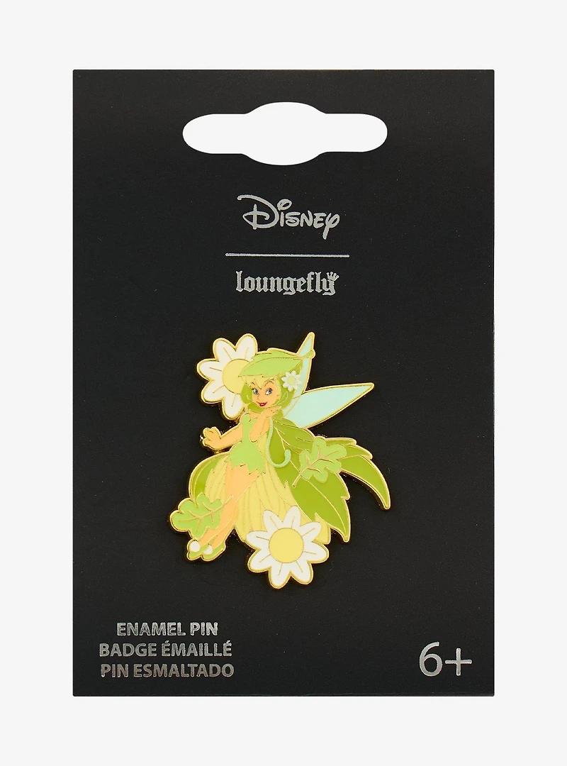 Loungefly Disney Peter Pan Tinker Bell Leaf Cape Enamel Pin - BoxLunch Exclusive