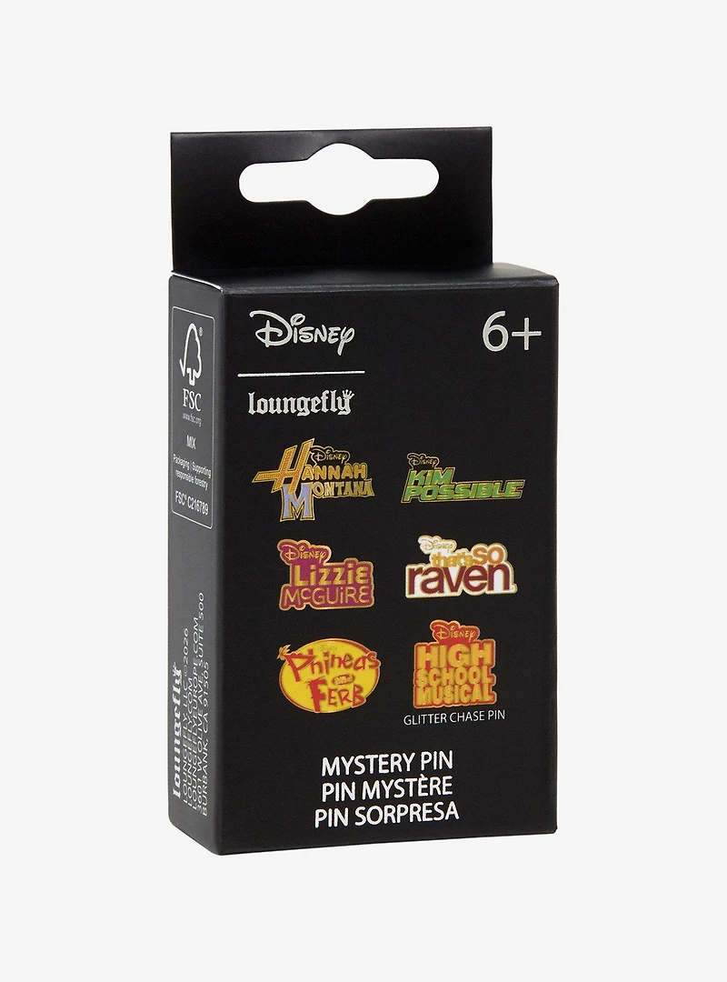 Loungefly Disney Channel Logos Blind Box Enamel Pin - BoxLunch Exclusive