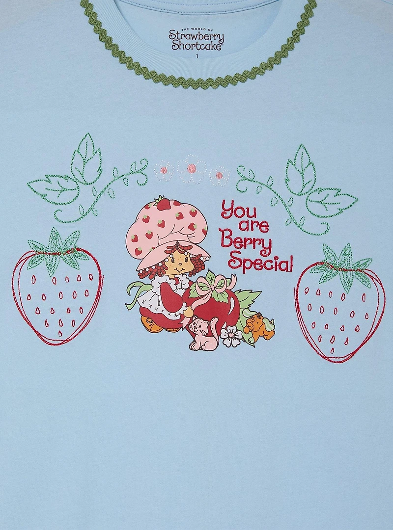 Strawberry Shortcake Berry Special Embroidered Women's Plus T-Shirt - BoxLunch Exclusive