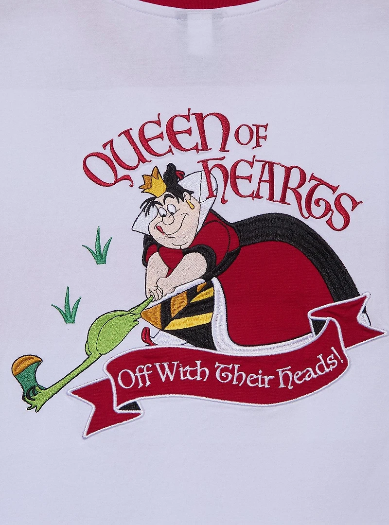 Disney Alice Wonderland Red Rose Society Women's Cropped T-Shirt — BoxLunch Exclusive