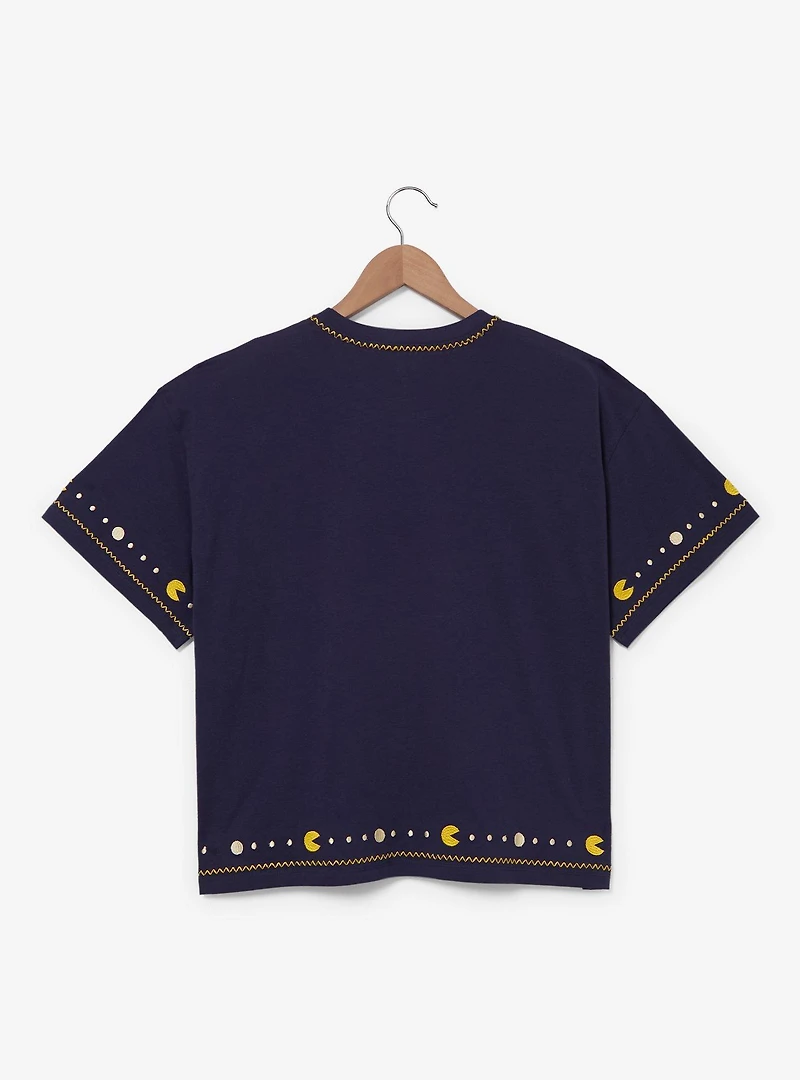 PAC-MAN Icons Women's Plus Cropped T-Shirt — BoxLunch Exclusive