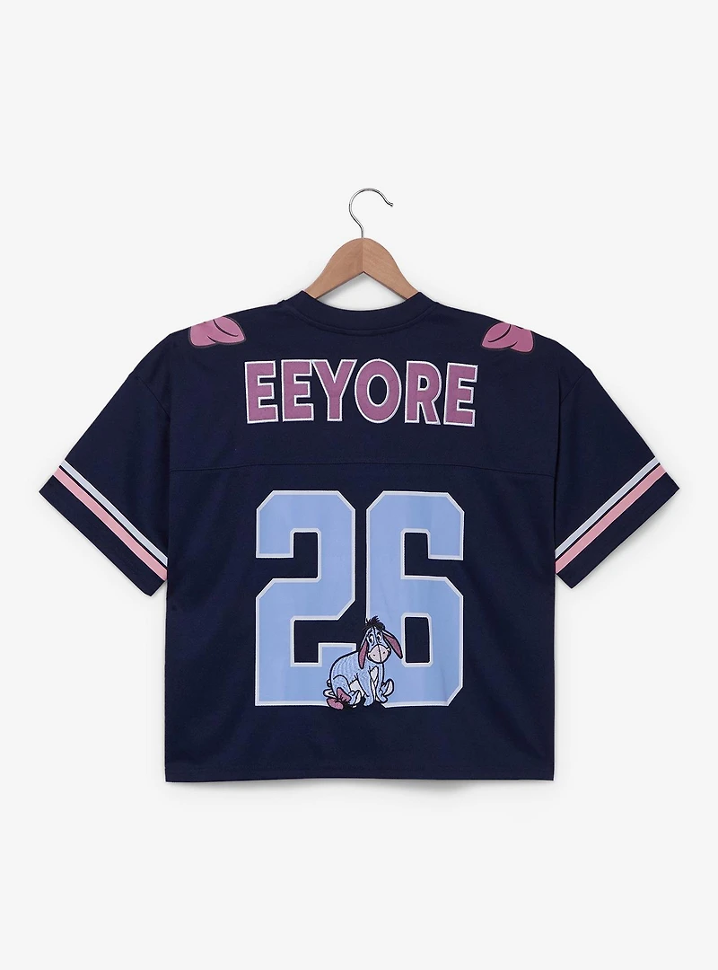 Disney Winnie the Pooh Eeyore Women's Cropped Football Jersey - BoxLunch Exclusive