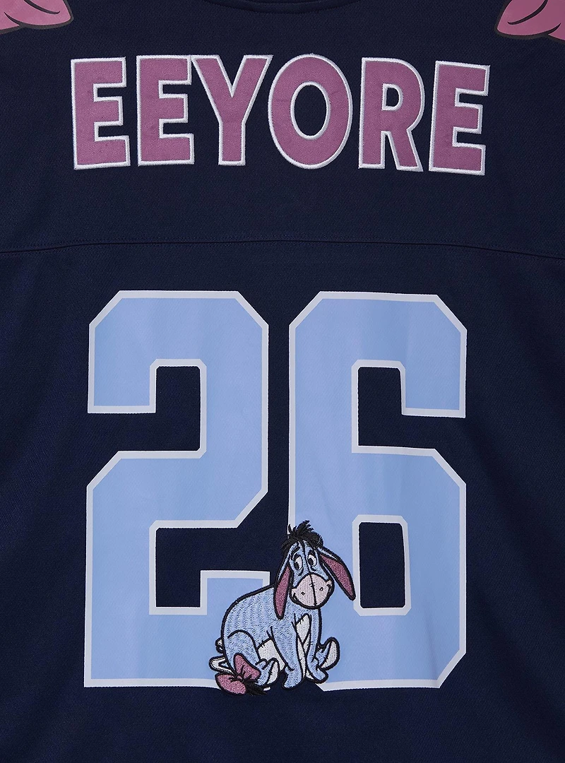 Disney Winnie the Pooh Eeyore Women's Plus Cropped Football Jersey - BoxLunch Exclusive