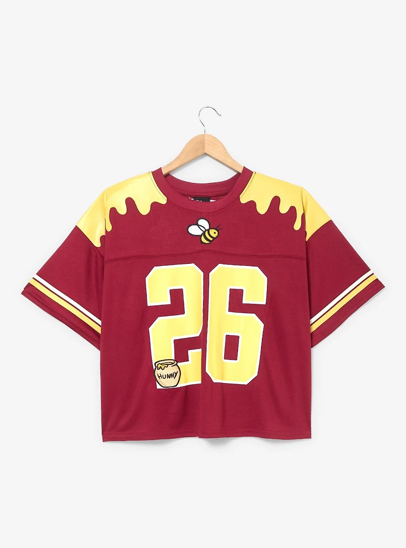 Disney Winnie the Pooh Women's Cropped Football Jersey - BoxLunch Exclusive