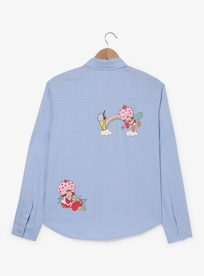 Strawberry Shortcake Sweet Treats Women's Long Sleeve Button-Up — BoxLunch Exclusive
