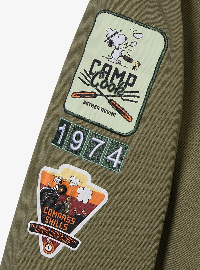 Peanuts Beagle Scouts Icons Women's Plus Button-Up — BoxLunch Exclusive