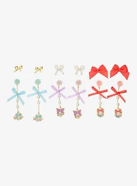 Sanrio Hello Kitty and Friends Bow Dangling Earring Set — BoxLunch Exclusive
