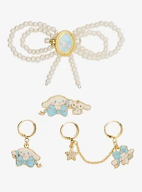 Sanrio Hello Kitty and Friends Cinnamoroll Pearl Bow Shoe Charm Set - BoxLunch Exclusive