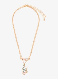 Studio Ghibli® Spirited Away Dragon Haku Floral Necklace Set - BoxLunch Exclusive