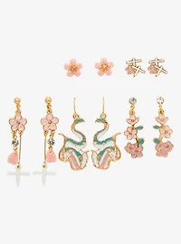 Studio Ghibli® Spirited Away Floral Dragon Haku Earring Set - BoxLunch Exclusive