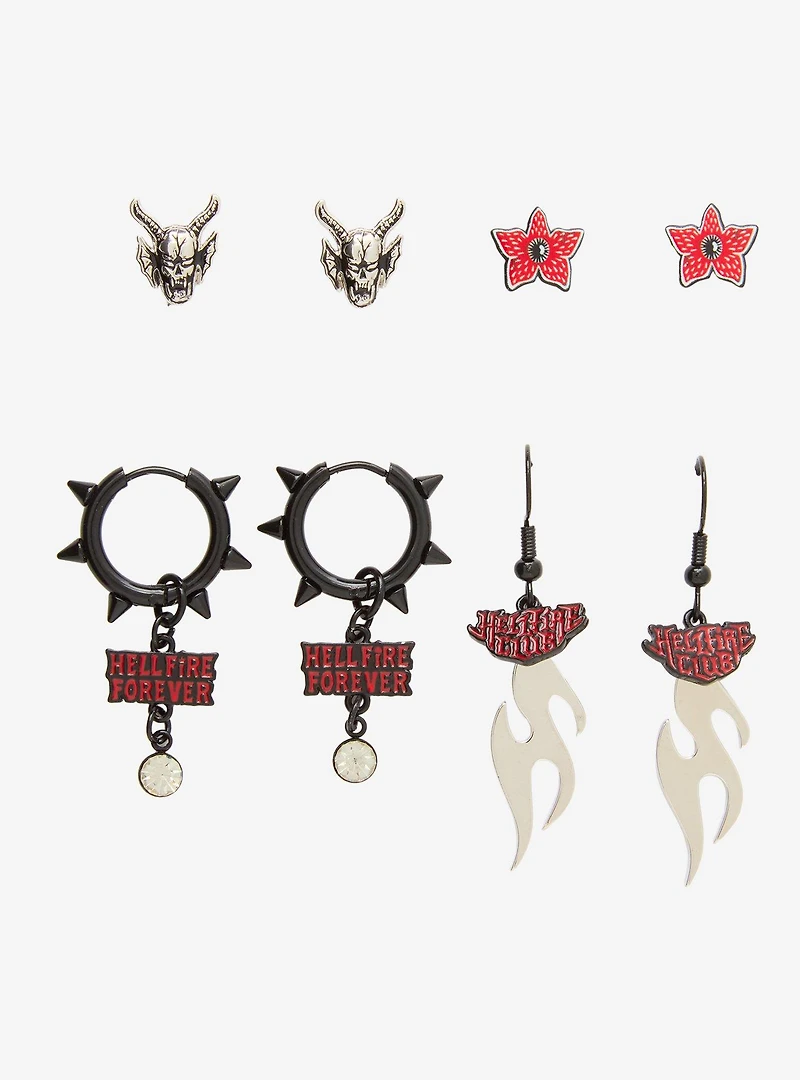 Stranger Things Hellfire Club Icons Earring Set — BoxLunch Exclusive