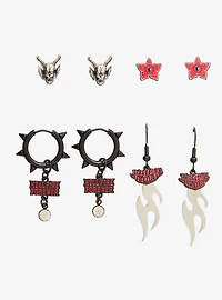 Stranger Things Hellfire Club Icons Earring Set — BoxLunch Exclusive