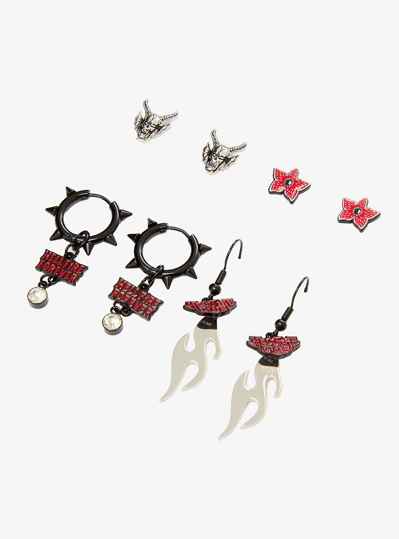 Stranger Things Hellfire Club Icons Earring Set — BoxLunch Exclusive