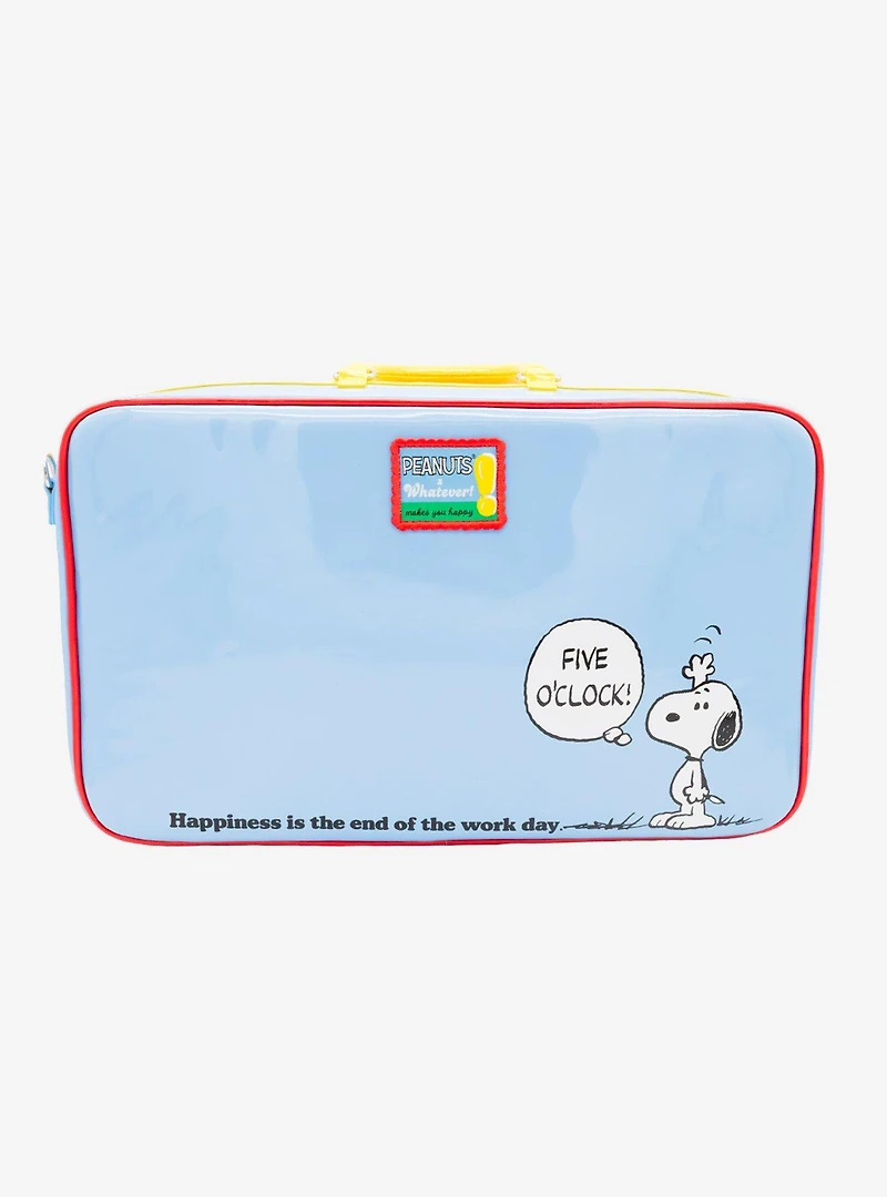 Whatever! Makes You Happy Peanuts Snoopy Out To Lunch Lunchbox