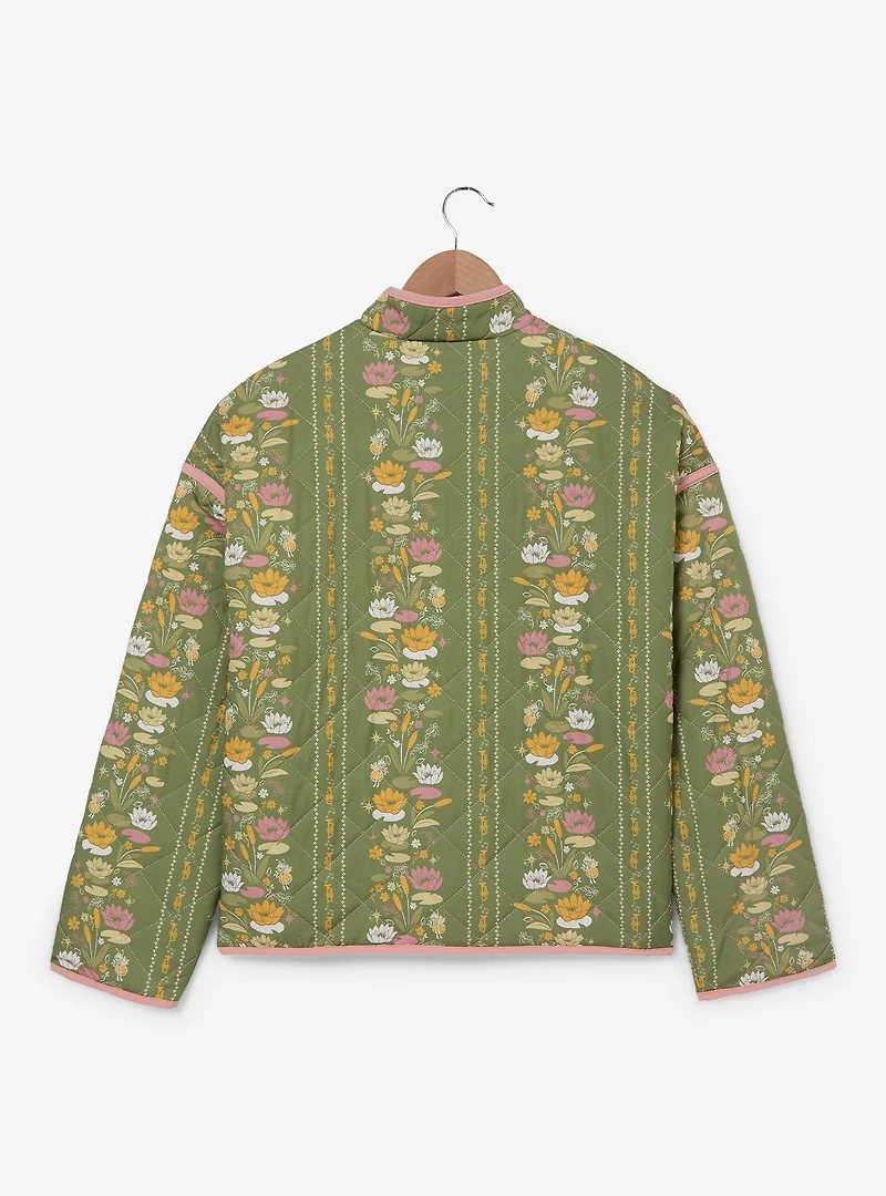 Disney the Princess and Frog Tiana Floral Women's Quilted Jacket — BoxLunch Exclusive
