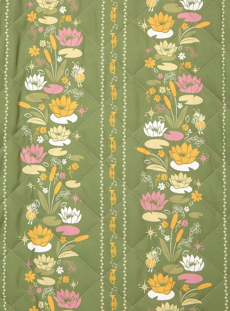 Disney the Princess and Frog Tiana Floral Women's Quilted Jacket — BoxLunch Exclusive
